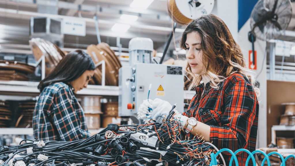 Stock image of women in STEM