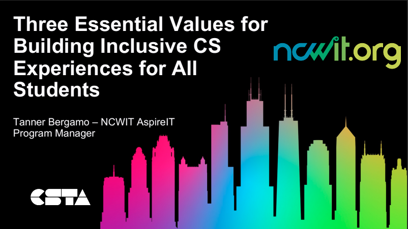 Inclusive CS title slide