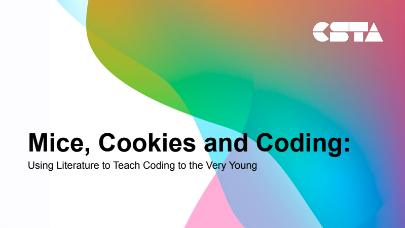 mice, cookies and coding title slide